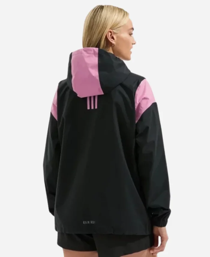 Women's Arsenal Adidas Golf Rain Hooded Jacket