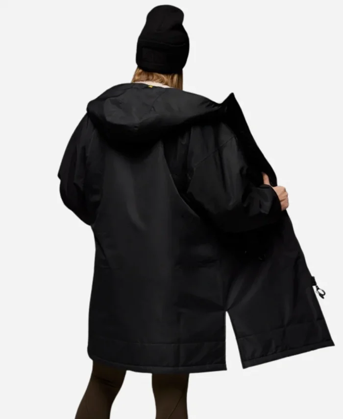 Woolly Bear Black Shearling Coat