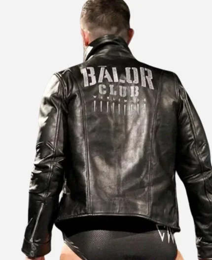 Wrestler WWE Finn Balor Club Black Leather Jacket