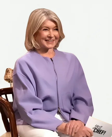 Yes, Chef Martha Stewart Purple Zip-up Jacket For Women's