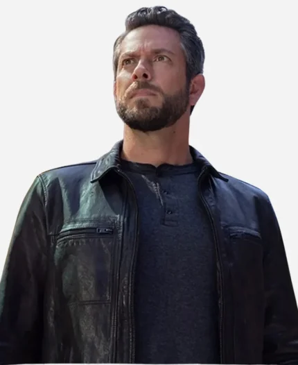 Zachary Levi Spy Kids Armageddon 2023 Leather Jacket