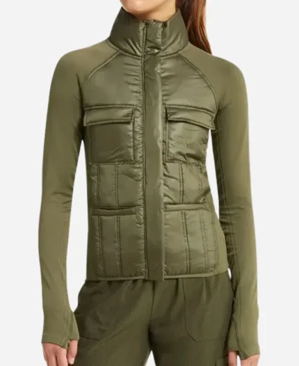 Zella Hybrid Green Jacket