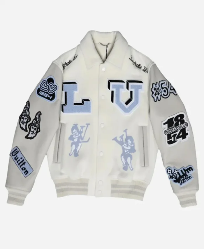 fw22 Louis Vuitton Varsity Jacket