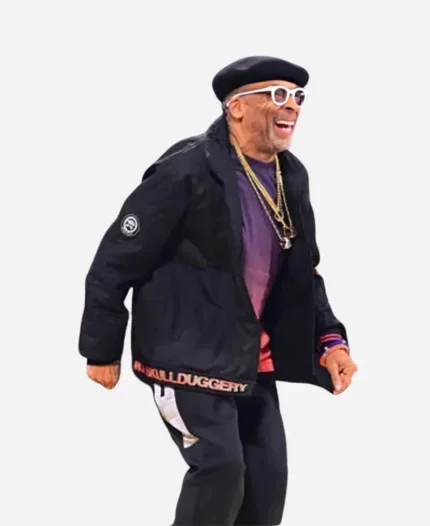 74th NBA All-Star Game Spike Lee Black Quilted Jacket For Unisex