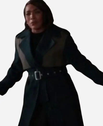 9-1-1 S08 Angela Bassett Two-Tone Trench Coat