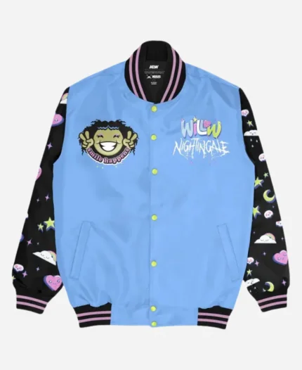 AEW 2025 Willow Nightingale Varsity Jacket