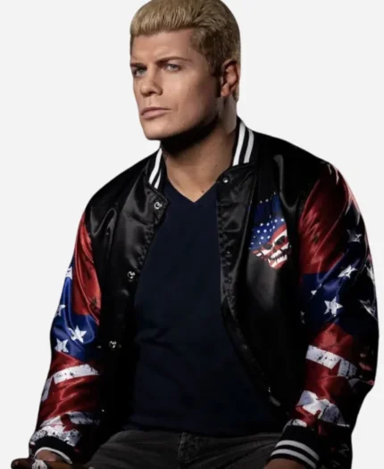 AEW Double or Nothing Cody Rhodes Bomber Jacket