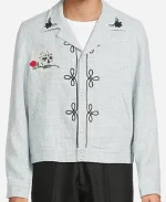 AJ McLean Netflix Tudum 2025 Blue Embroidery Jacket