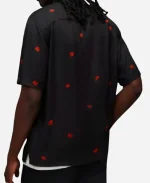 Aaron Paul Poppy Embroidered Short Sleeve Shirt