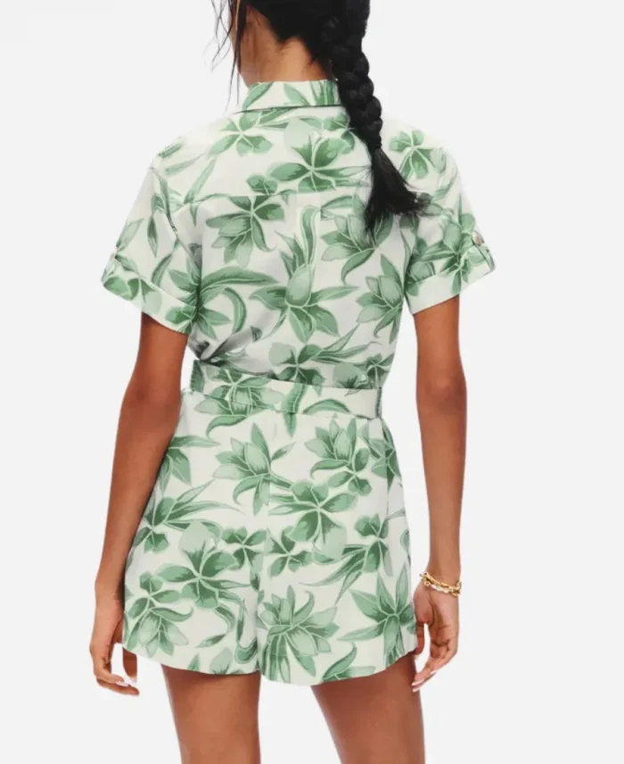 Access Daily 2025 Adrianna Costa Green Leaf Romper