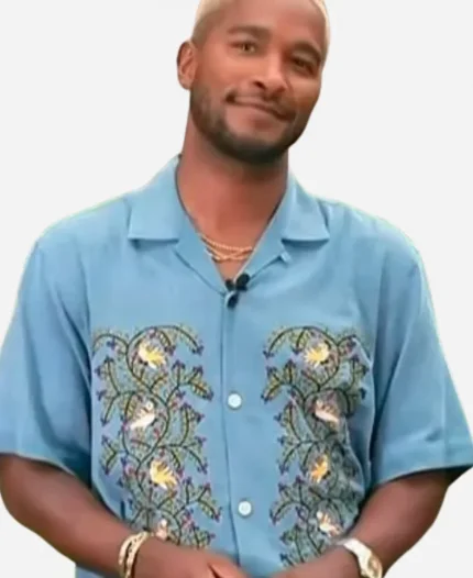 Access Hollywood Scott Evans Floral Shirt
