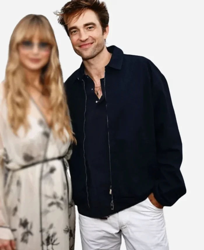 Actor Robert Pattinson Cannes Film Festival 2025 Black Cotton Jacket