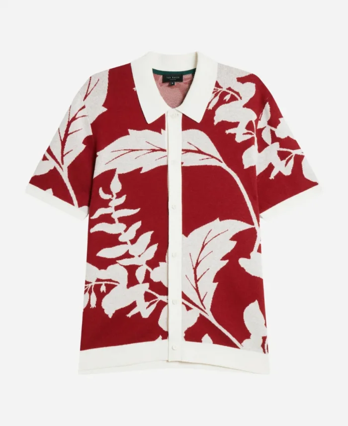 Adam Roberts Access Hollywood 2025 Red Floral Shirt