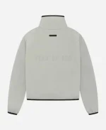 Adidas x Fear of God Essentials Athletics Fleece Grey Track Jacket For Women’s