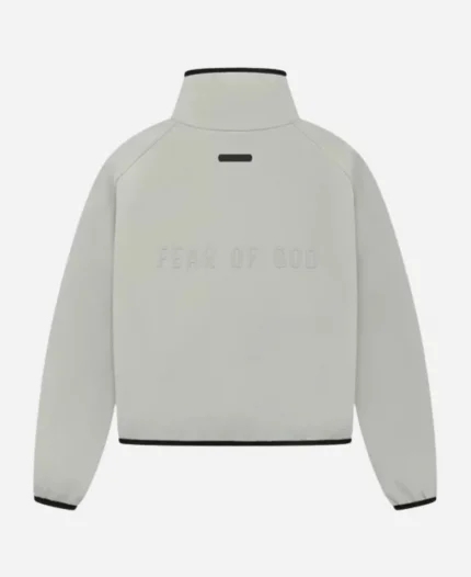 Adidas x Fear of God Essentials Athletics Fleece Grey Track Jacket For Women’s