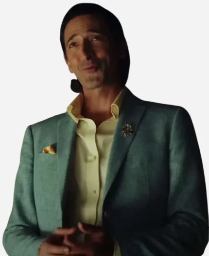 Adrien Brody Poker Face Blue Blazer