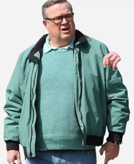 Al TV Series Dexter Resurrection 2025 Eric Stonestreet Green Cotton Jacket