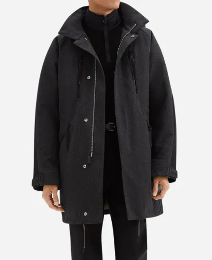 Alan Ritchson The Man with the Bag 2025 Vance Black Long Jacket