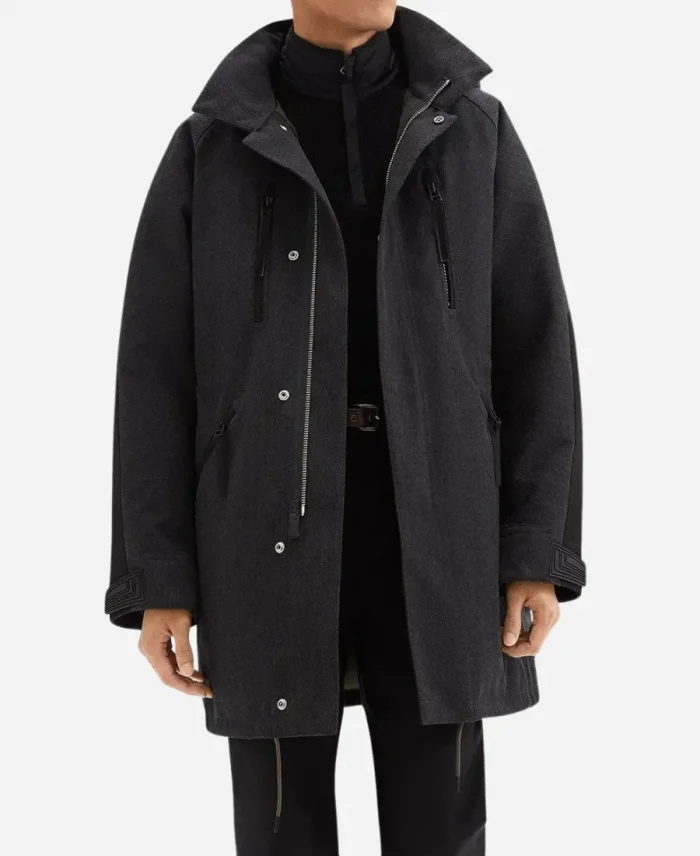 Alan Ritchson The Man with the Bag 2025 Vance Black Long Jacket