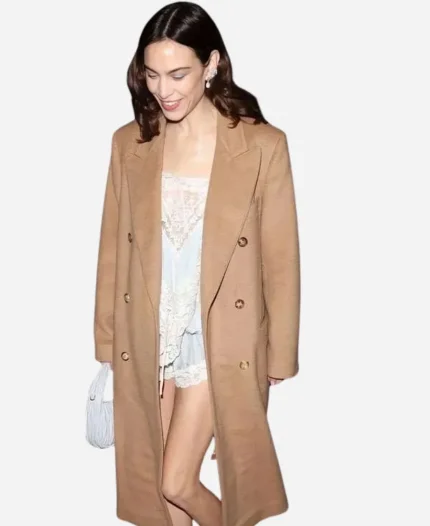 Alexa Chung BAFTA 2025 Brown Coat