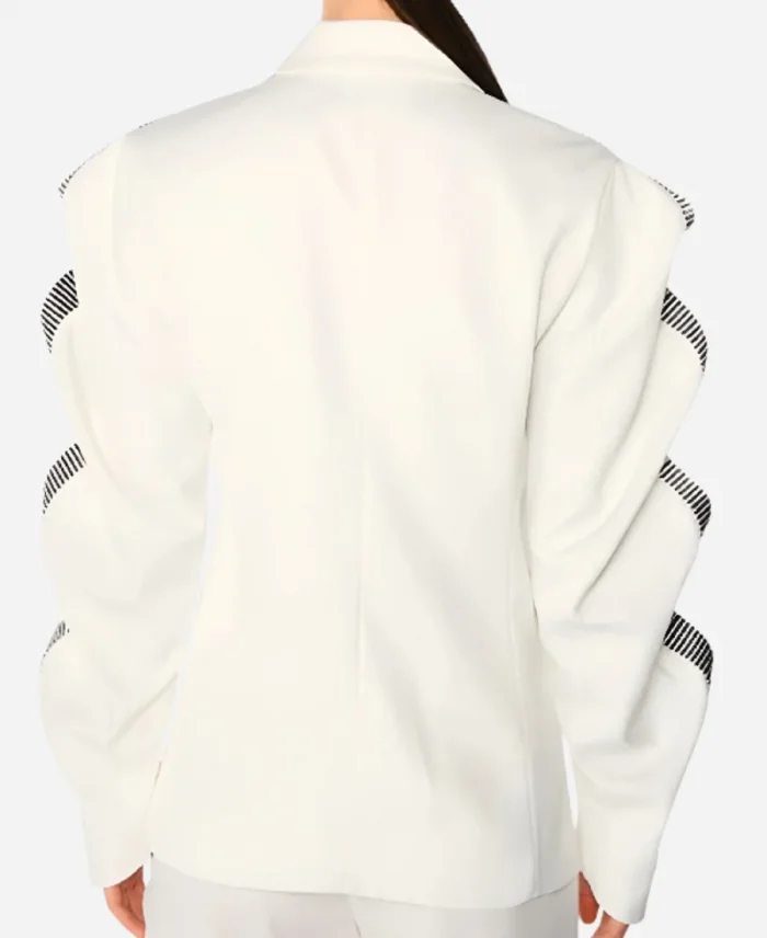 Alicia Warrington WWE Pay Per View Wavy Ribbon Sleeves Blazer
