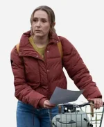 Alison Woods Code Of Silence 2025 Rose Ayling-Ellis Red Puffer Jacket