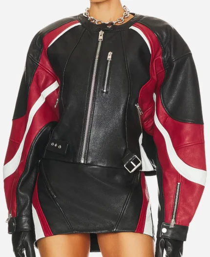 Alix Earle Revolve Festival Leather Jacket