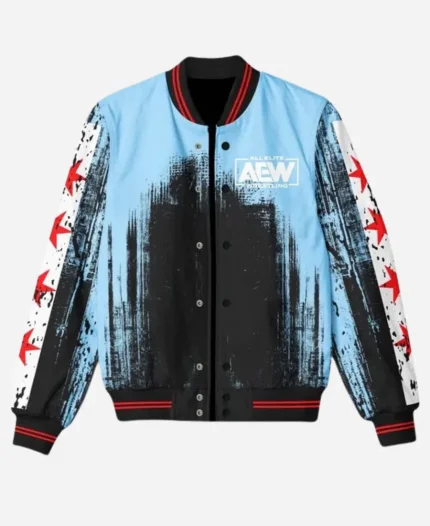 All Elite Wrestling 2025 Chicago Bomber Jacket