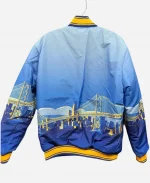 All-Star Game 2025 NBA Blue Reversible Bomber Jacket