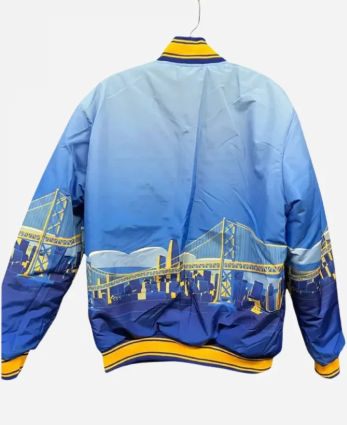 All-Star Game 2025 NBA Blue Reversible Bomber Jacket