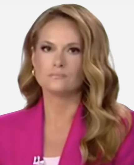 America Reports 2025 Gillian Turner Pink Blazer