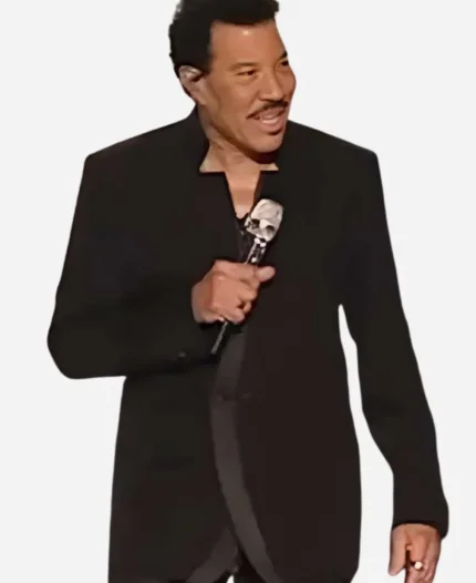 American Idol S21 Lionel Richie Black Layered Blazer