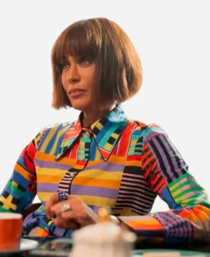 And Just Like That Lisa Todd Wexley Colorful Shirt