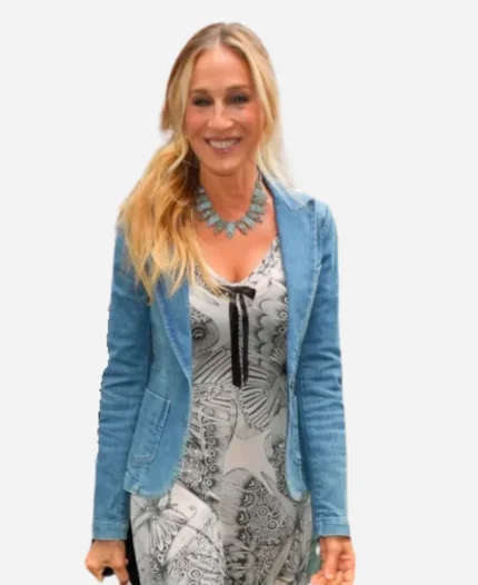 And Just Like That S03 Sarah Jessica Parker Denim Blazer
