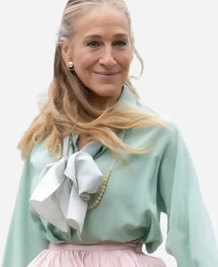 And Just Like That Sarah Jessica Parker Bow Blouse