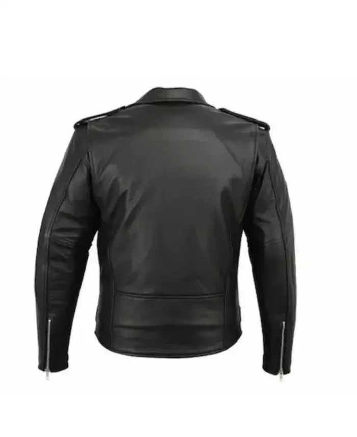 Andrew MacInnes TV Series An t-Eilean 2025 Calum Mac’Illeathain Black Biker Leather Jacket For Sale