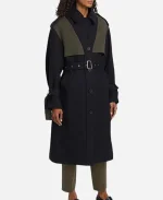 Angela Bassett 9-1-1 S08 Two-Tone Trench Coat