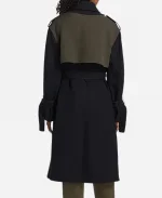 Angela Bassett 9-1-1 S08 Two-Tone Trench Coat For Women