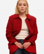 AnnaSophia TV Series Grosse Pointe Garden Society 2025 Alice Morris Red Wool Coat