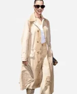 Anne Hathaway Fashion Show 2025 Trench Coat