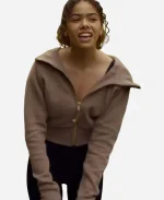 Antonia Gentry Ginny & Georgia 2025 Brown Hoodie