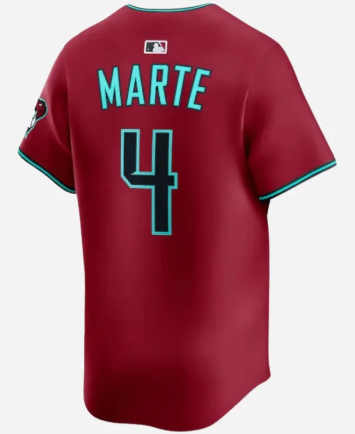 Arizona Diamondbacks Ketel Marte Nike Red Alternate 2 Limited Player Jersey