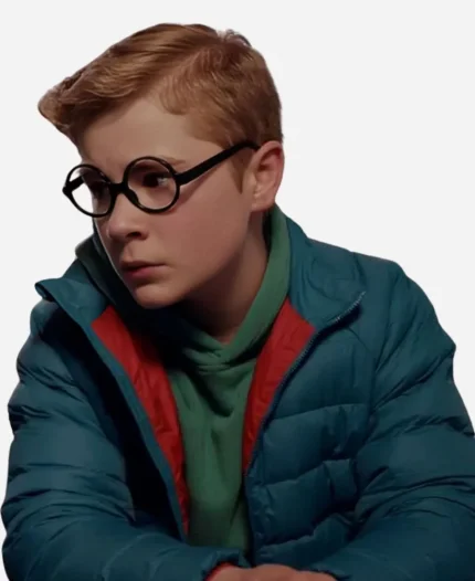 Austin Miller Ginny & Georgia Blue Puffer Jacket
