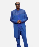 BET Awards Red Carpet 2025 Snoop Dogg Blue Long Coat For Sale