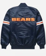 Becky Lynch Monday Night RAW Navy Blue Satin Varsity Jacket