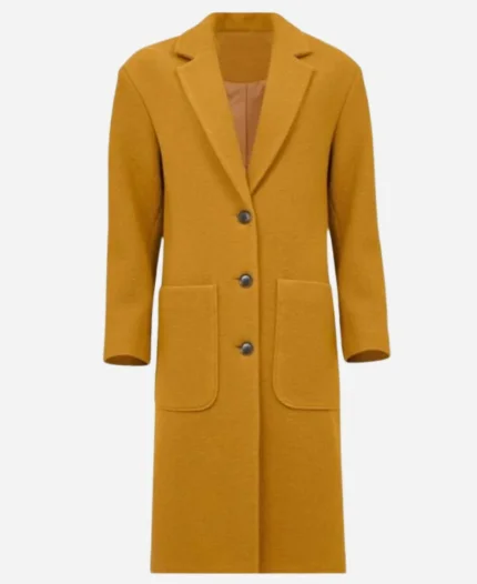 Belinda Chandra TV-Series Doctor Who Season 15 Varada Sethu Golden Yellow Trench Coat