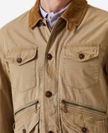 Benjamin Pierce TV-Series The Walking Dead Dead City S02 Keir Gilchrist Brown Cotton Jacket