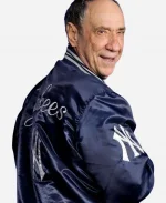 Bert Di Grasso The White Lotus Season 02 Premiere Night F. Murray Abraham Blue Varsity Bomber Jacket