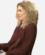 Beyond the Gates 2025 Jan Morgan Red Suede Jacket