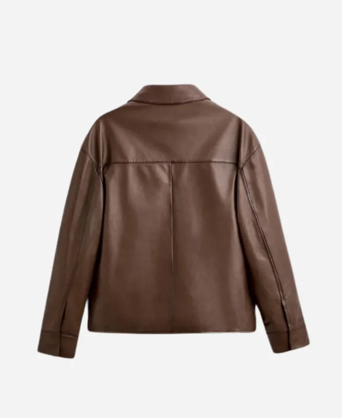 Beyond the Gates Andre Richardson Brown Leather Jacket